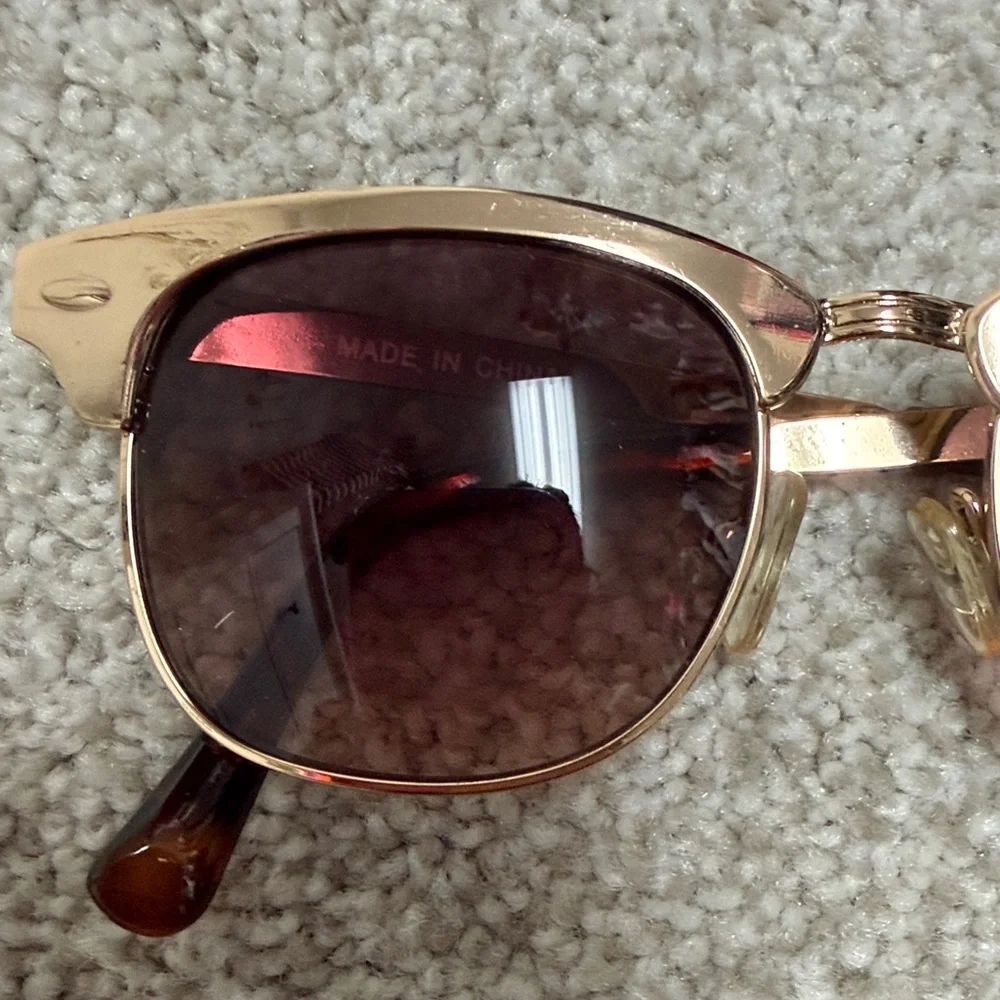Crewcuts Gold Frame Sunglasses with Brown Lenses